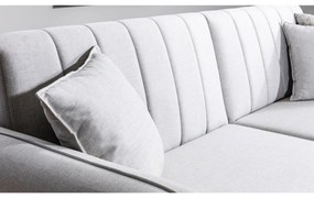 Canapea extensibilă cu 3 locuri Aqua-Cream Cremă