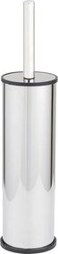 Perie de toaleta cu recipient etans din otel inoxidabil OLMEDO, Ø 8,5 cm