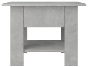 Masuta de cafea, gri beton, 55x55x42 cm, PAL 1, Gri beton
