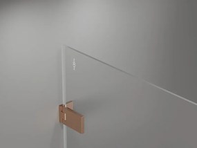 Mexen Lunar-F Duo cabină de duș pliabilă 100 x 80 cm, transparentă, cupru periat - 836-100L-080P-65-00