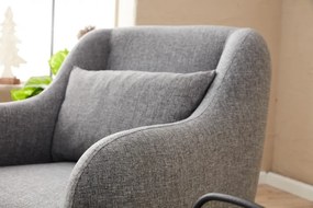 Fotoliu Venus, Poliester / Linen, Gri