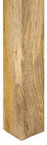 Masa de bucatarie, 110x60x76 cm, lemn de mango nefinisat 1, 110 x 60 x 76 cm, lemn de mango nefinisat