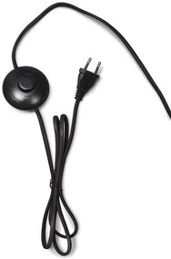 Lampa de podea eco din bambus Hokkaido L 38cm, negru
