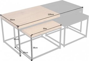 Set de 3 masute design industrial Loft