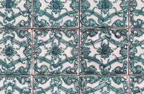 Tapet Artisan Tiles, Brazilian Green, Rebel Walls, 5 mp / rola