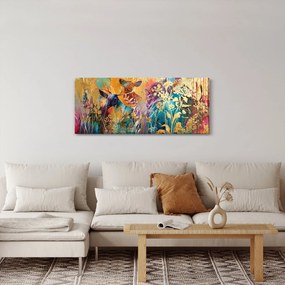 Tablou - Pictura abstractă a naturii (120x50 cm)
