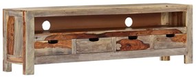 vidaXL Comodă TV, 130 x 30 x 40 cm, lemn masiv de acacia