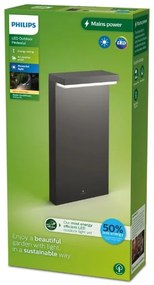 Lampă LED de exterior Philips BUSTAN LED/3,8W/230V 40 cm IP44