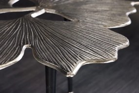 Masuta cu aspect deosebit Ginkgo Leafs 75cm, argintiu