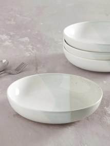 Set 50 Boluri Paste, Colectia Artizan, ceramica glazurata manual, Horeca, diametrul 23 cm