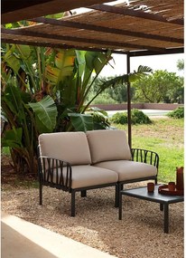 Fotoliu de Exterior cu o Cotiera Nardi - Komodo Elemento Terminale DX/SX - Bianco adriatic Sunbrella®