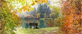 Tablou cu pescărie (120x50 cm)