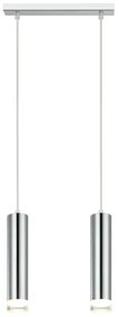 Lustră pe cablu ARMIN 2xGU10/10W/230V crom lucios