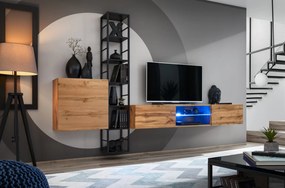 Mobilier living Shelly 27 WTS SW M6 (stejar wotan + negru mat). 1024223
