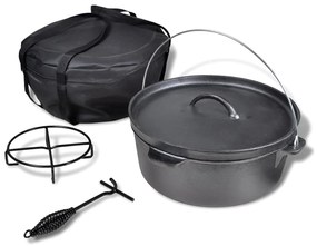 Cratiță din fontă cu accesorii 11,3 L