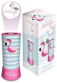 Flamingo Happy Proiector 2-în-1 Flamingo, Lampă, Lumină de noapte