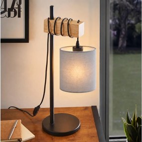 BRILAGI - Lampă de masă NUBILA 1xE27/40W/230V maro/negru/gri deschis