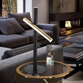 Lampa de masa LED design modern minimalist Varas negru/auriu SV-373579