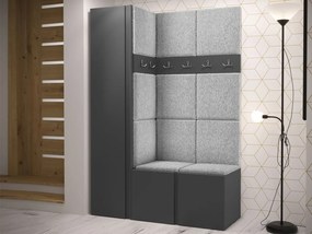 Mobilier hol Tovenaz IX (grafit + gri). 1123065