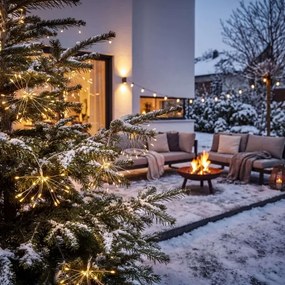 BRILAGI - LED Ghirlandă de exterior pentru Crăciun 300xLED 7m IP44 alb cald efect de artificii