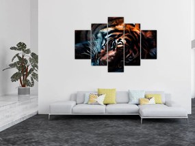 Tablou cu tigrul dormind (150x105 cm)