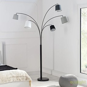Lampadar, lampa de podea cu 5 surse de lumina Levels