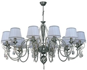 Candelabru 12 brate design clasic realizata manual, Cristal Swarovski Luca