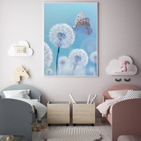 Poster - Fluture pe păpădie (A4)