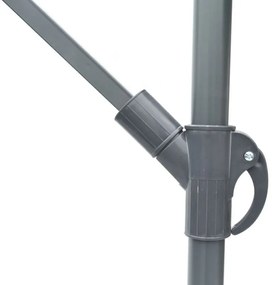 Umbrelă de soare EXCLUSIVE lateral - verde 300cm