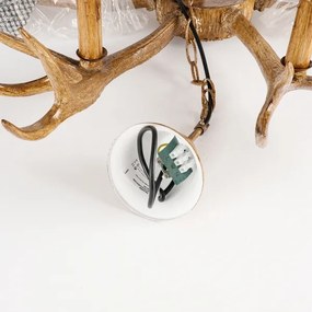 Brilagi - Candelabru pe lanț DEER 6xE14/10W/230V Ø 80 cm