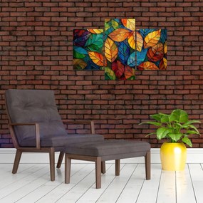 Tablou - Mozaic din frunze (90x60 cm)