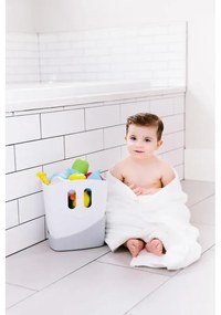 Cos depozitare jucarii de baie gri - Ubbi
