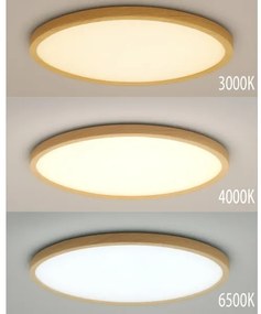 Plafonieră LED, 32W, 230V, 3000/4000/6500K, Ø 40 cm, bej