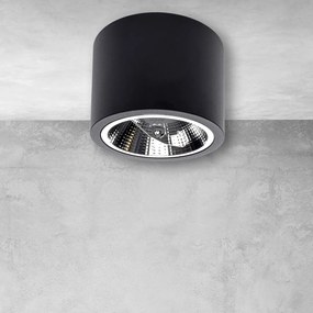 Spot aplicat design modern REDONDO negru