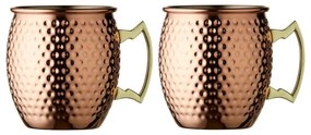Căni arămii 2 buc. din oțel 400 ml Moscow Mule – Lyngby Glas