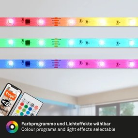 Brilo - Bandă LED RGBW dimabilă 6,65m LED/18W/230V Wi-Fi Tuya + DO