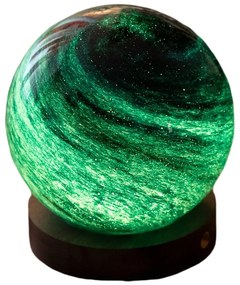 Decorațiune luminoasă maro închis/în culoare naturală închisă cu USB ø 12 cm Stellar Ocean – Gingko