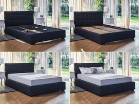 Cadru de pat - gri închis Dolce Premium 80x190 cm