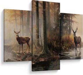 Tablou - Vintage pictura wildlife (90x60 cm)