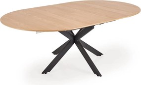 Masa extensibila 120 ACORD, stejar/negru