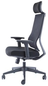 Scaun de birou Claudio 1 + 1 GRATUIT, negru