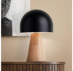 Lampă de masă Brilliant NALAM 1xE14/40W/230V negru/ash