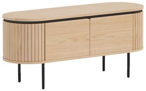 Comoda TV cu furnir de stejar ATELIER 120cm