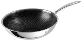 Tigaie inox wok Eternal Collection Berlinger Haus BH 8507, 28 cm, antiaderenta, inox, strat Eterna rezistent