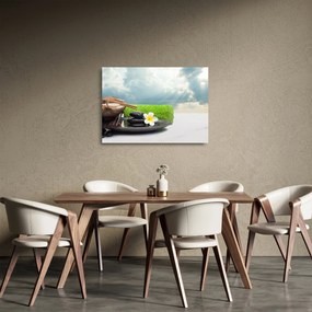 Tablou pe sticlă - Spa and relax (70x50 cm)
