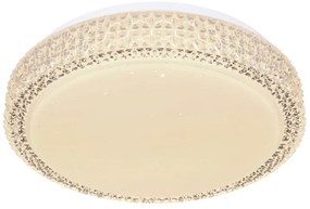 Plafoniera LED moderna cu decor stralucitor OVI 12W