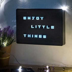 Tablă cu litere InnovaGoods, negru