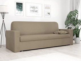 Husa elastica pentru canapea cu 3 locuri Classic maro
