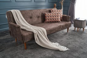 Canapea extensibilă cu 3 locuri Navan-Brown Maro