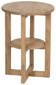 Măsuță auxiliară rotundă din lemn de mindi ø 40 cm Dala – Ixia